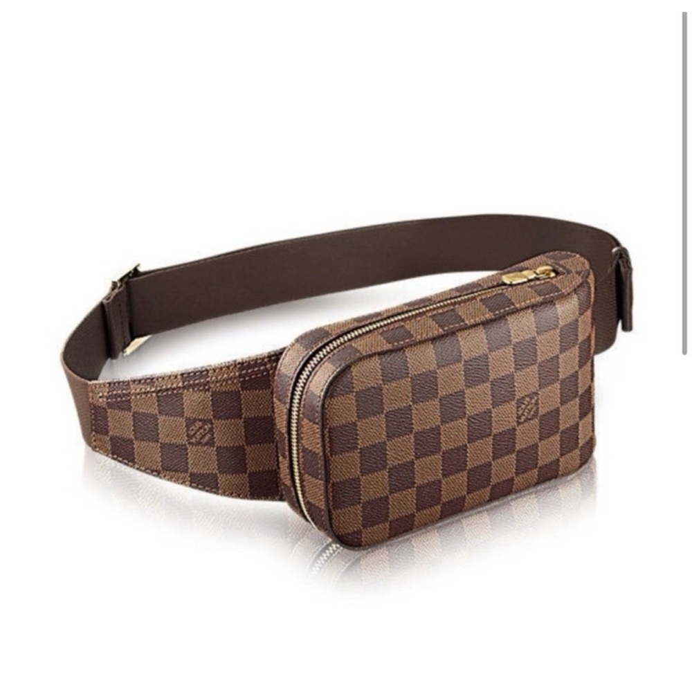 LOUIS VUITTON Damier Ebene Geronimos Belt Crossbody Bag